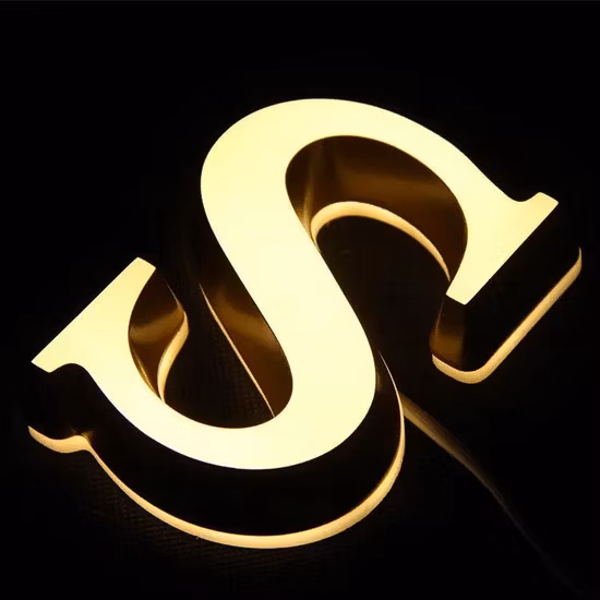 Lettres de canal LED de logo personnalisé étanche extérieur